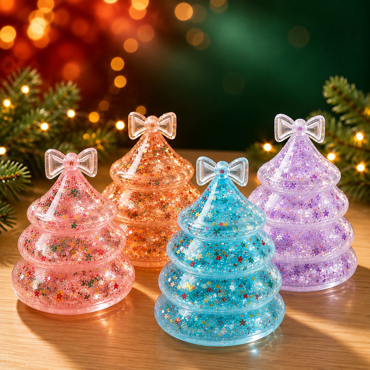 Holiday Glitter Squishy Tree