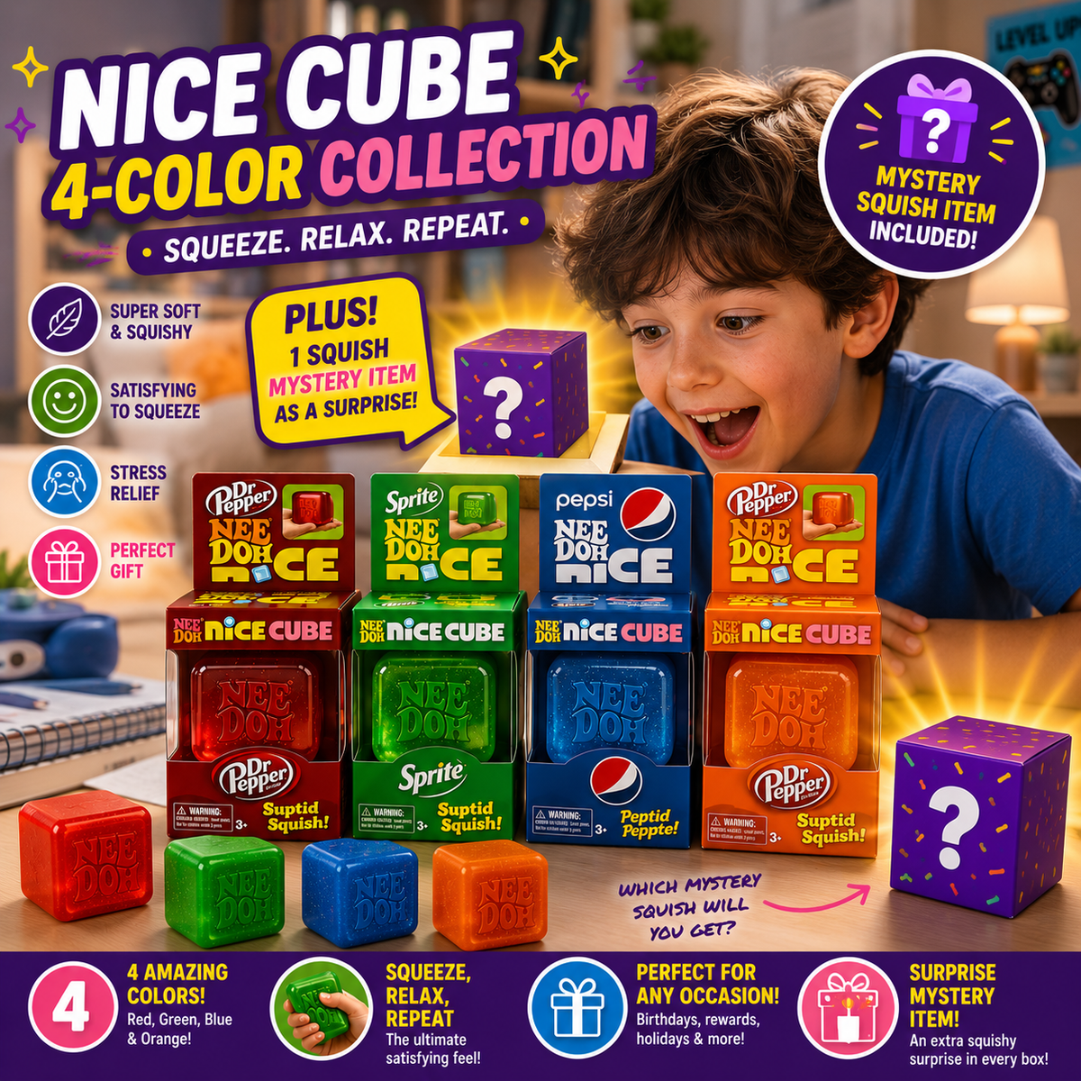 Nice Cube Complete 4-Color Collection