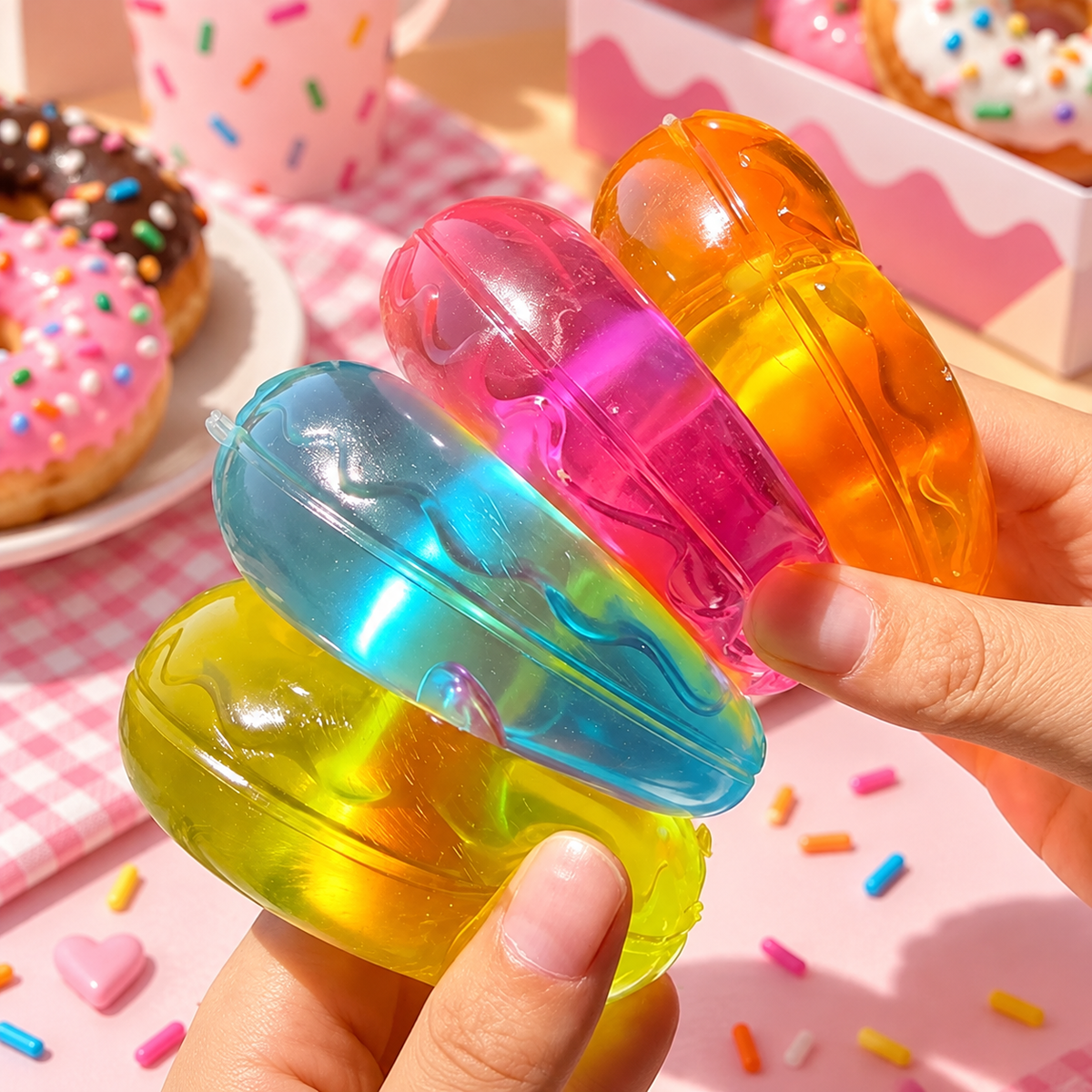 Jelly Squeeze Donut Sensory Toy