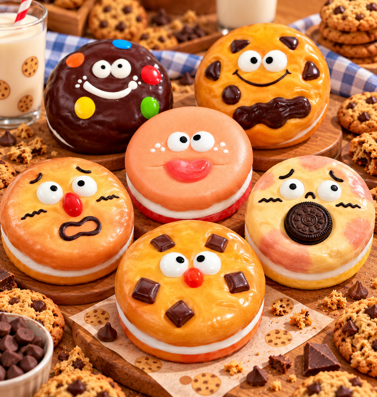 Funny Cookie Squishy Toy