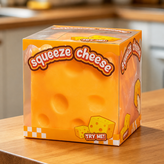 Cheese Squishy Stress Relief Toy