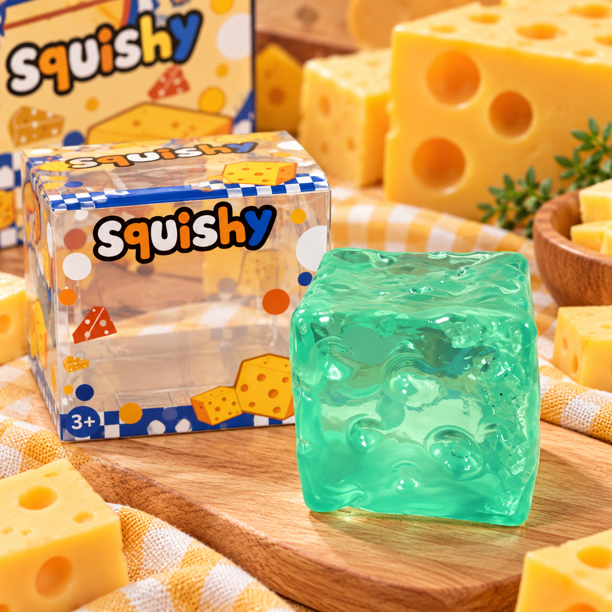 Transparent Cheese Squishy