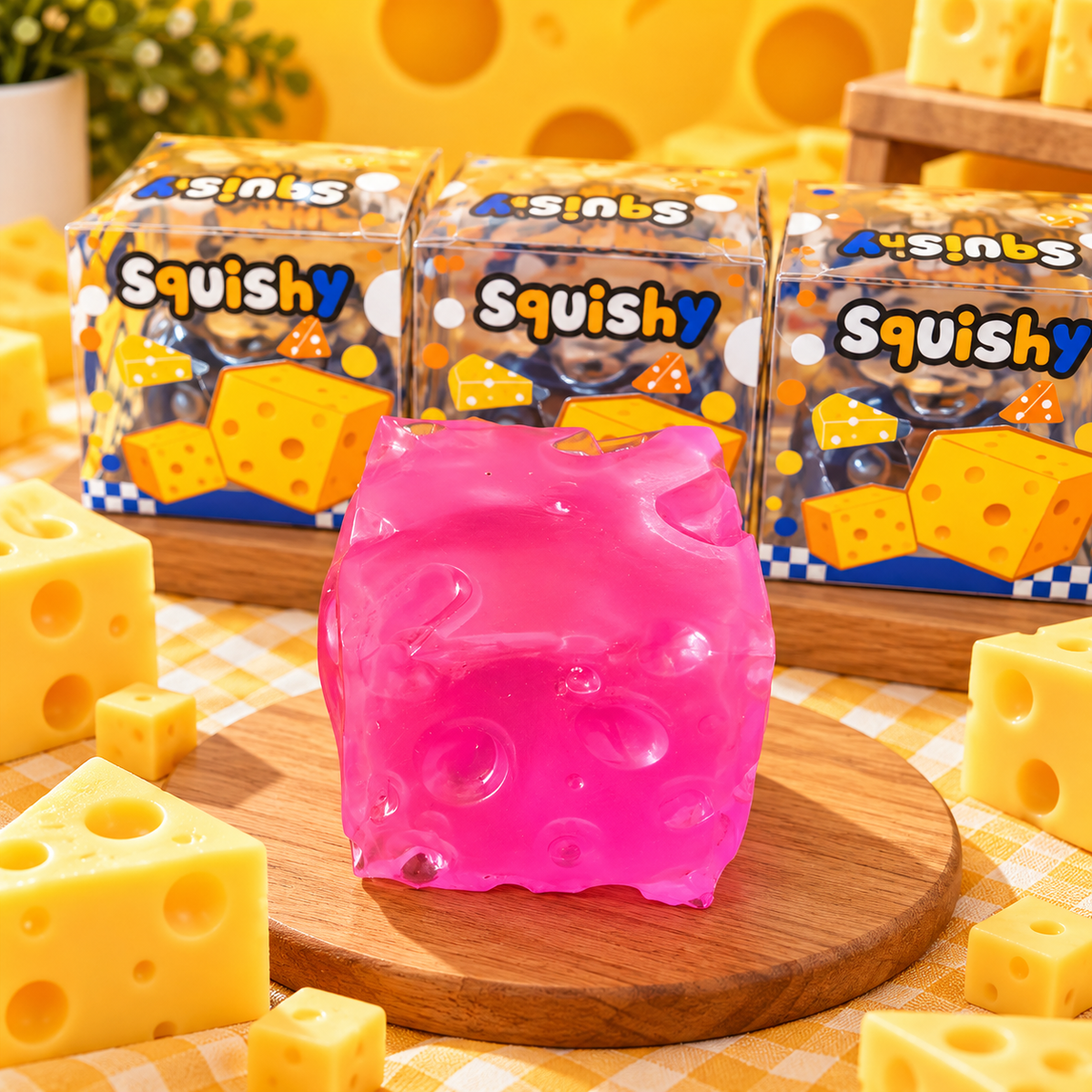 Transparent Cheese Squishy