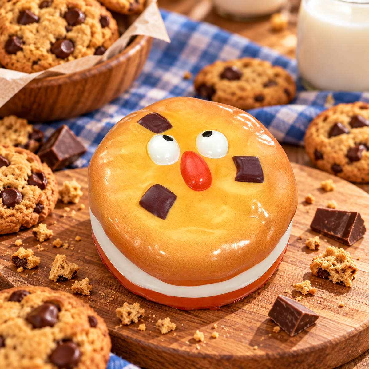 Funny Cookie Squishy Toy
