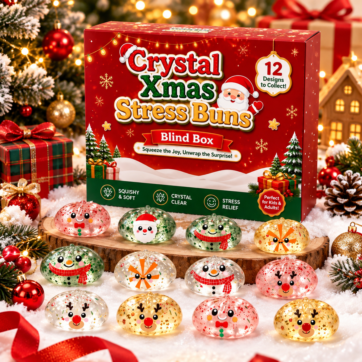 Christmas Stress Buns Box Set