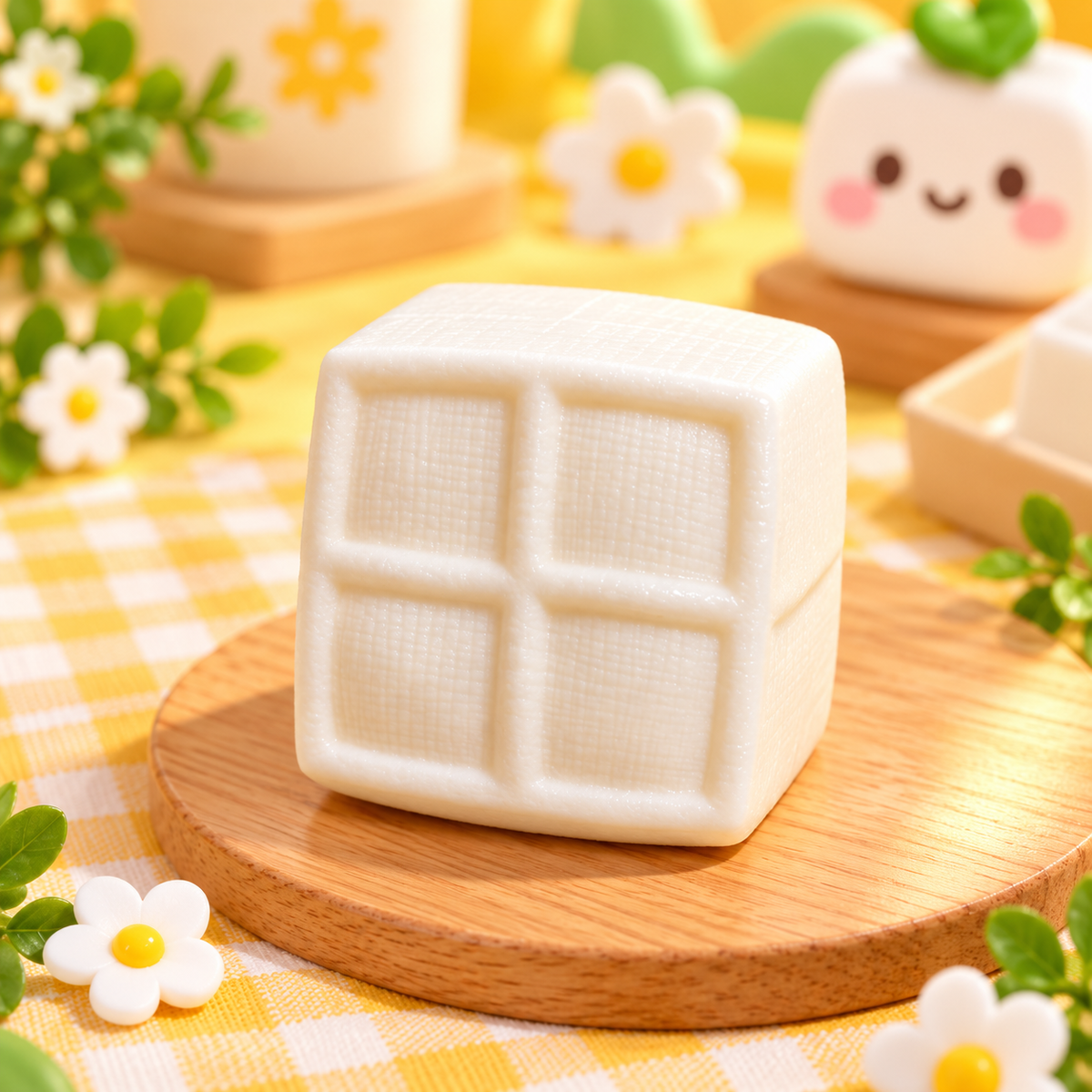 Tofu Block Squishy Toy
