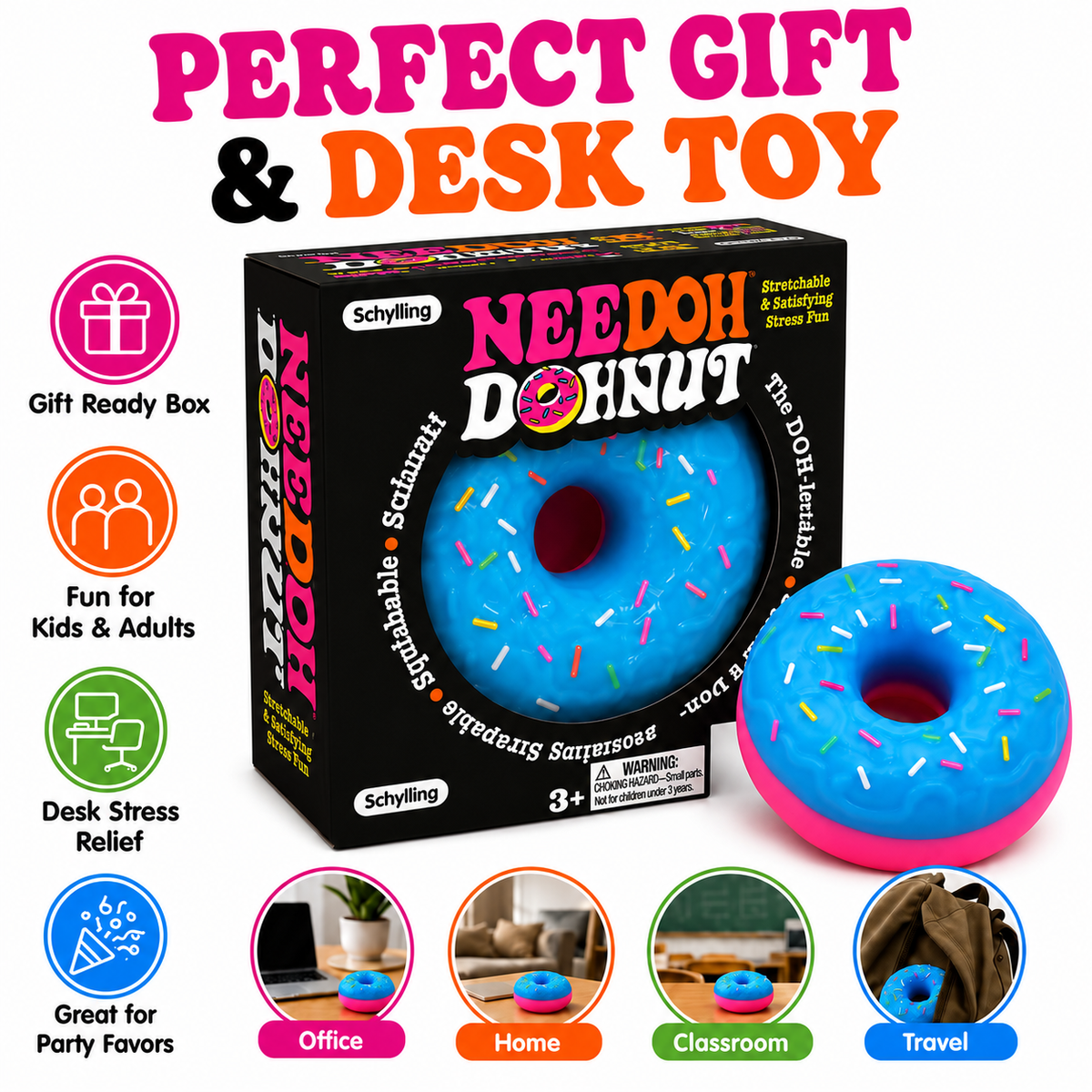 Donut Squishy Stress Relief Toy