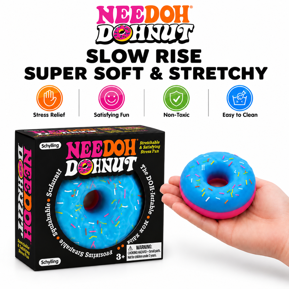 Donut Squishy Stress Relief Toy