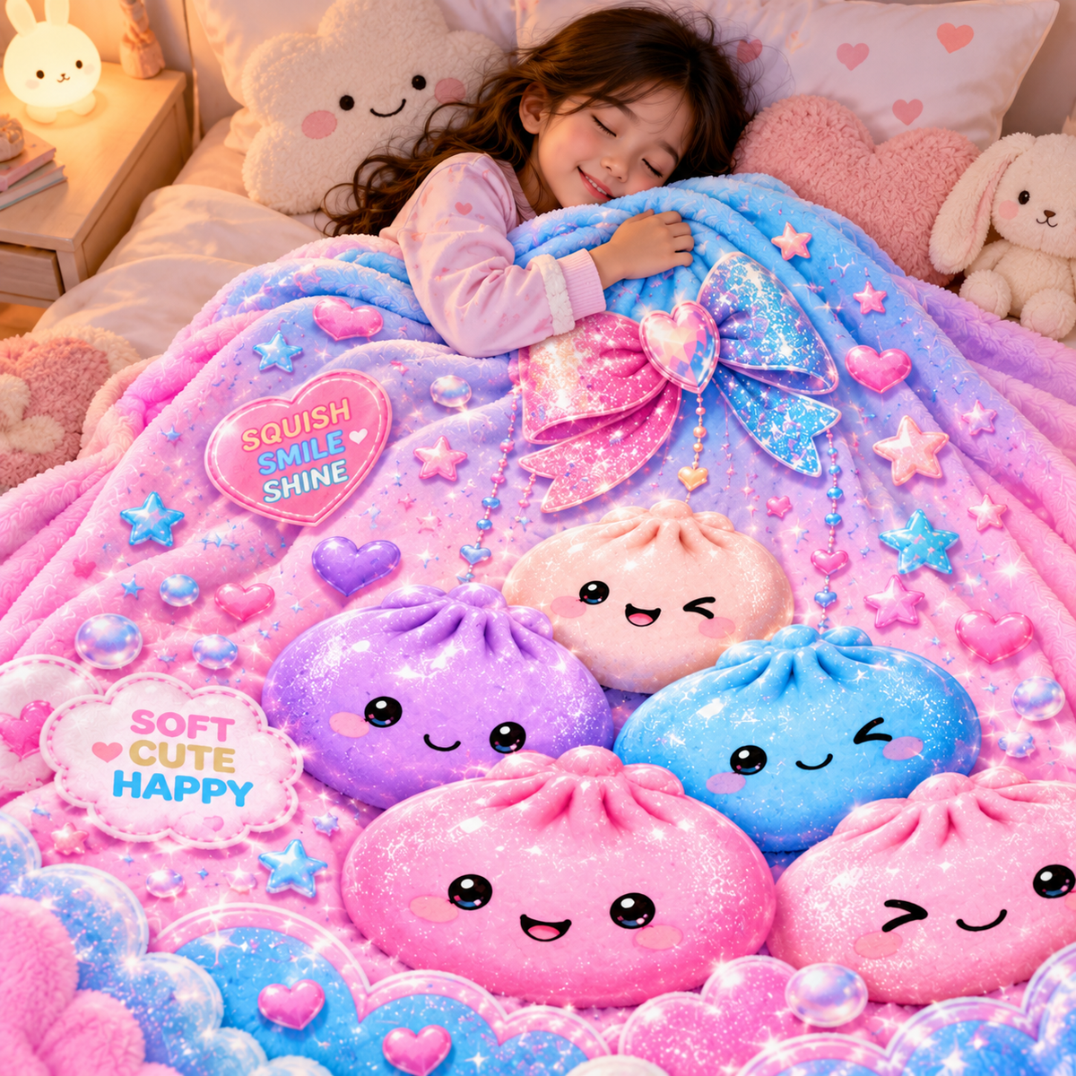 Cute Dumpling Blanket