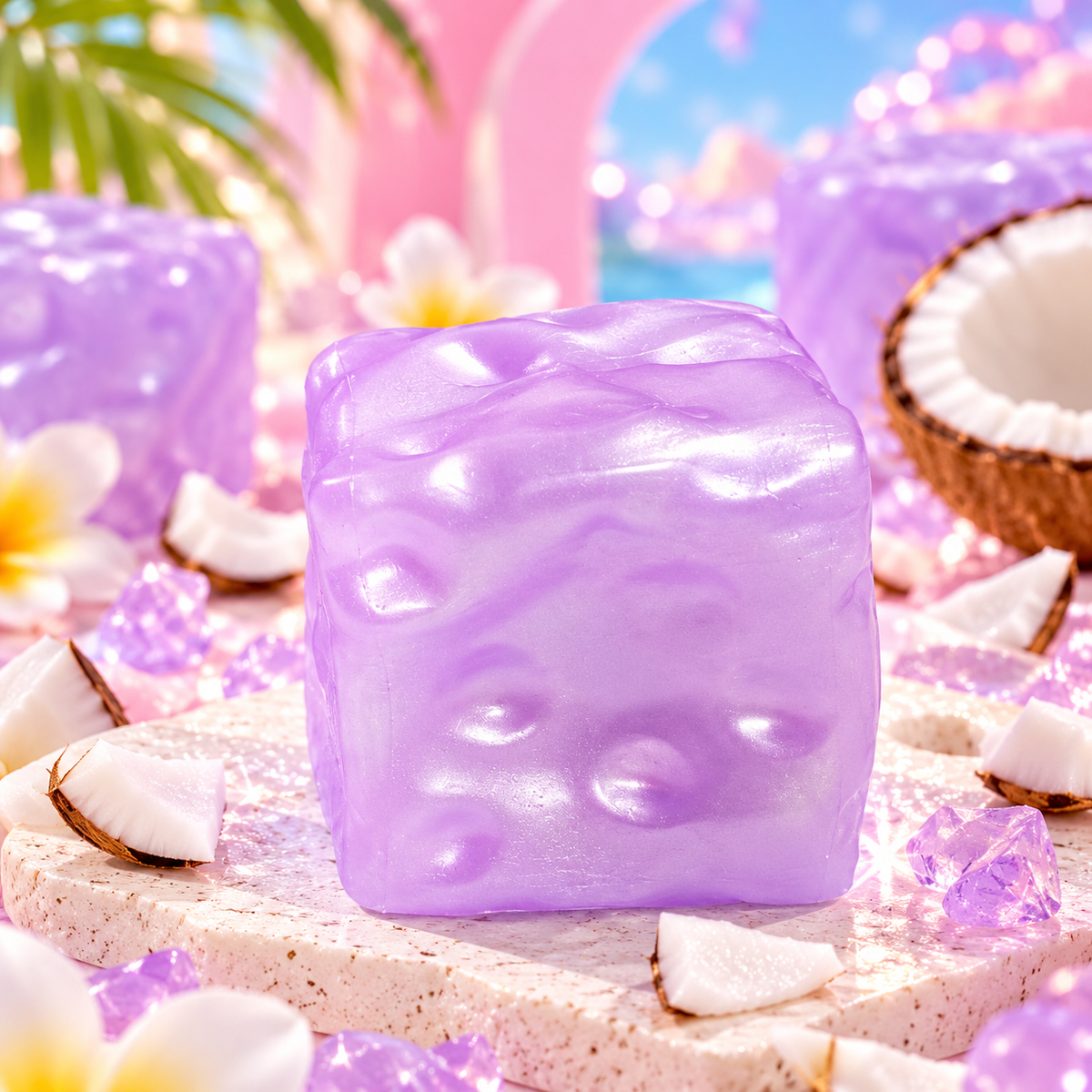 Coconut Oil Jelly Cheese Squishy Toy