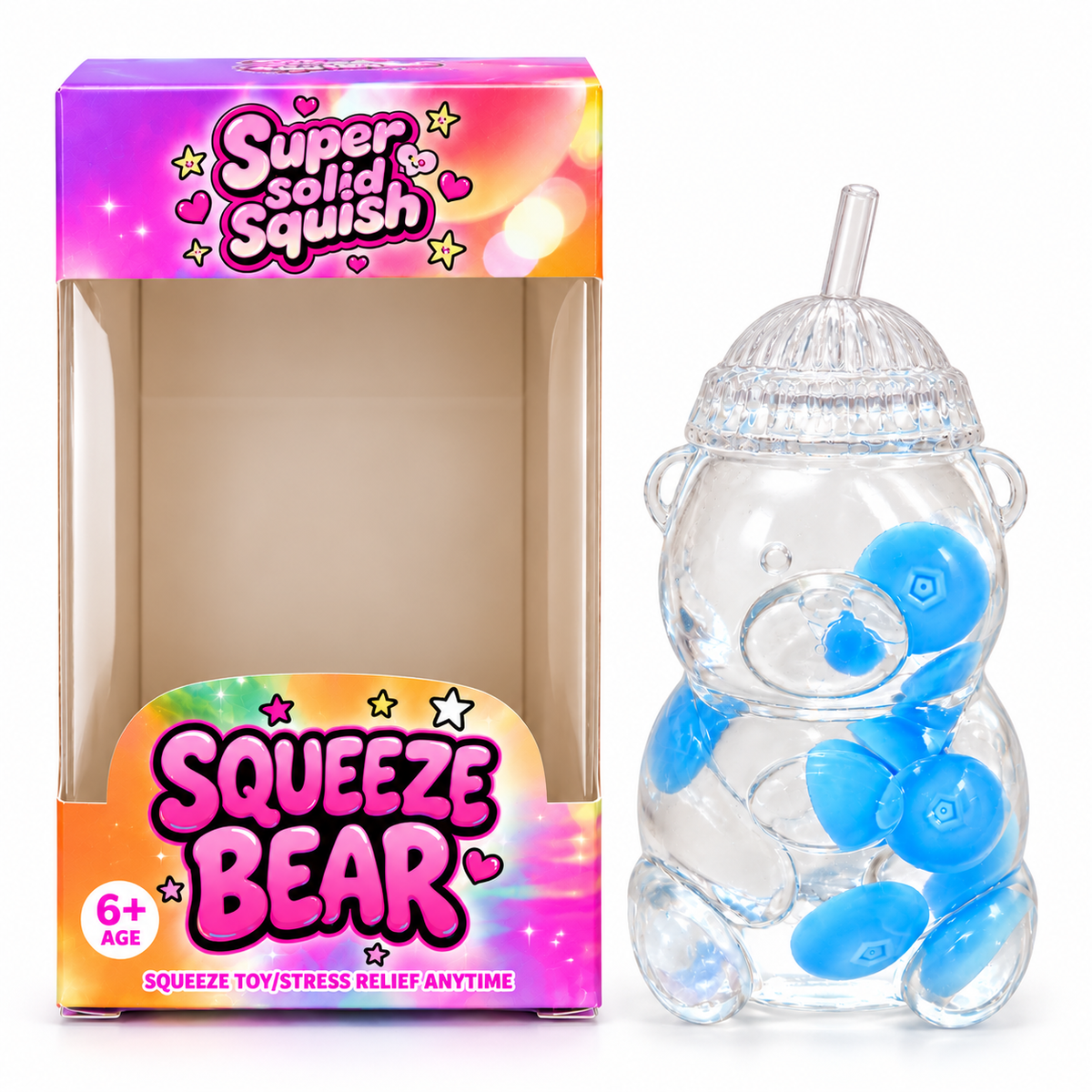 Fruit Bear Vaseline Filled Squishy