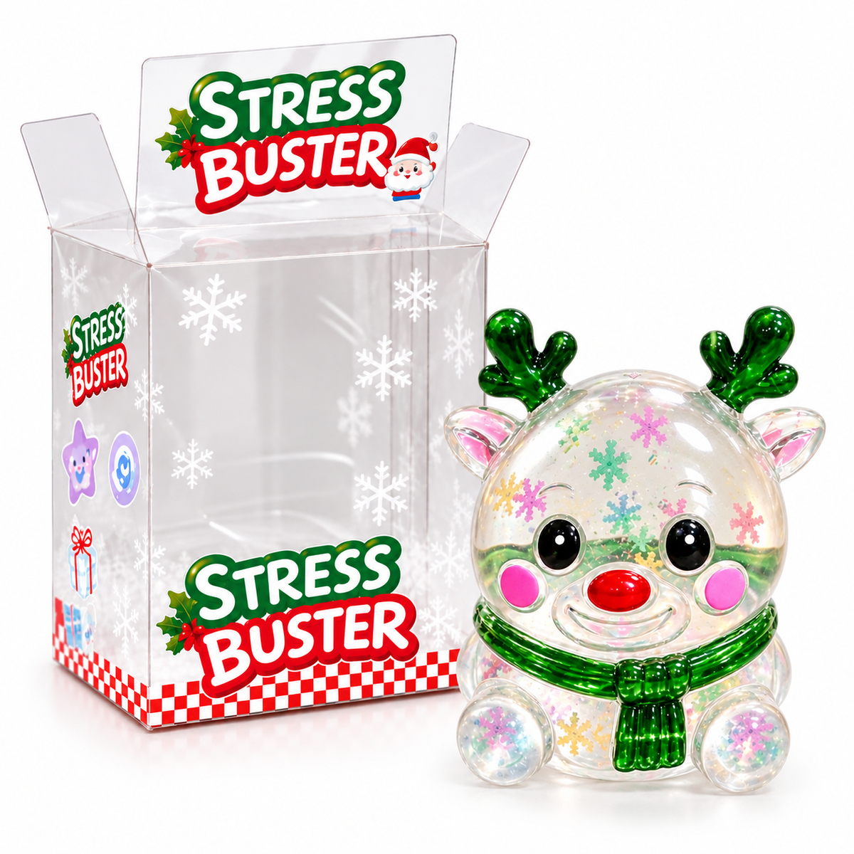 Christmas Stress Buster Vaseline Squishy Toy