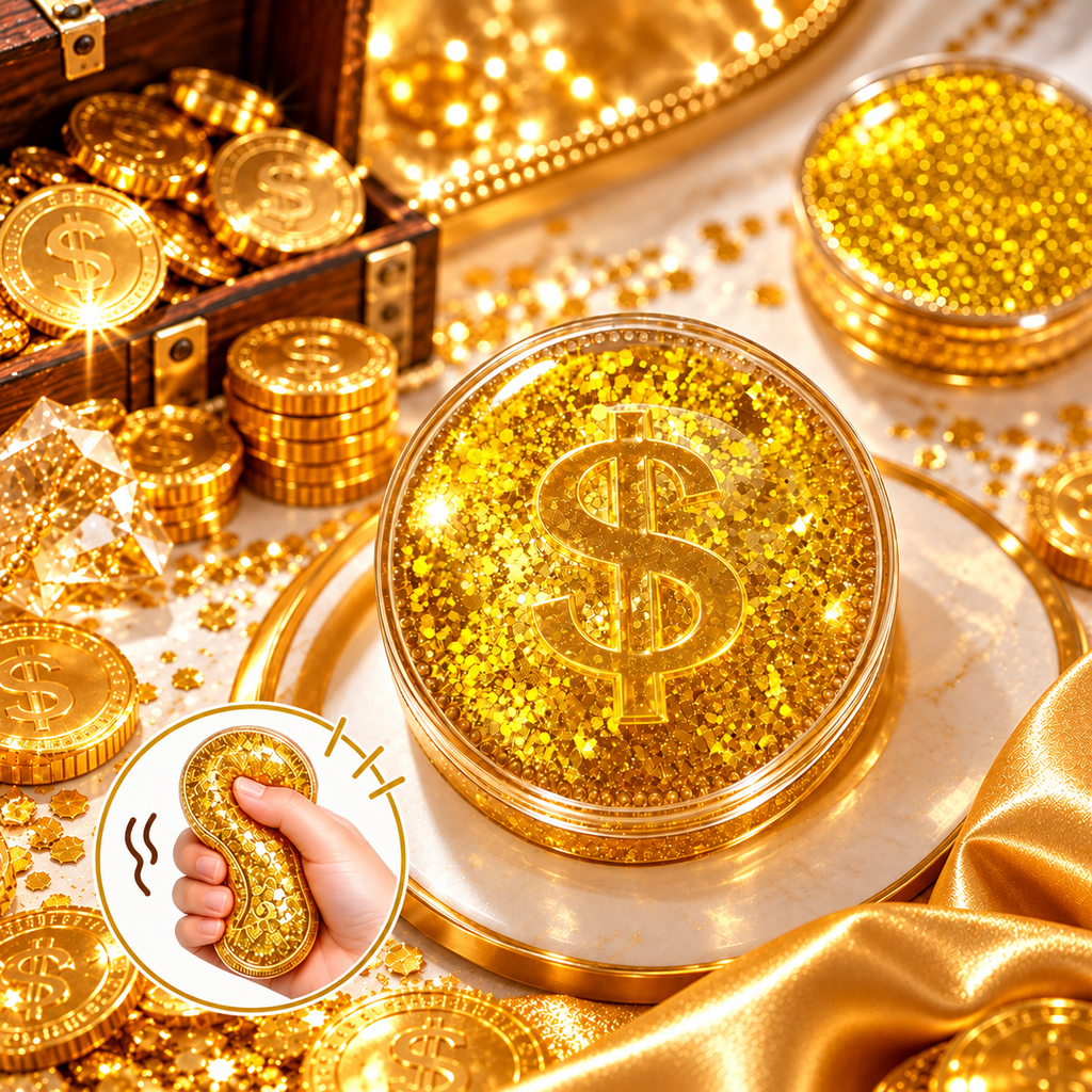Gold Coin Squishy Toy