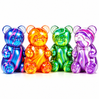 Colorful Swirl Gummy Bear Squishy