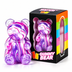 Colorful Swirl Gummy Bear Squishy
