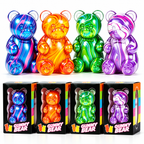 Colorful Swirl Gummy Bear Squishy