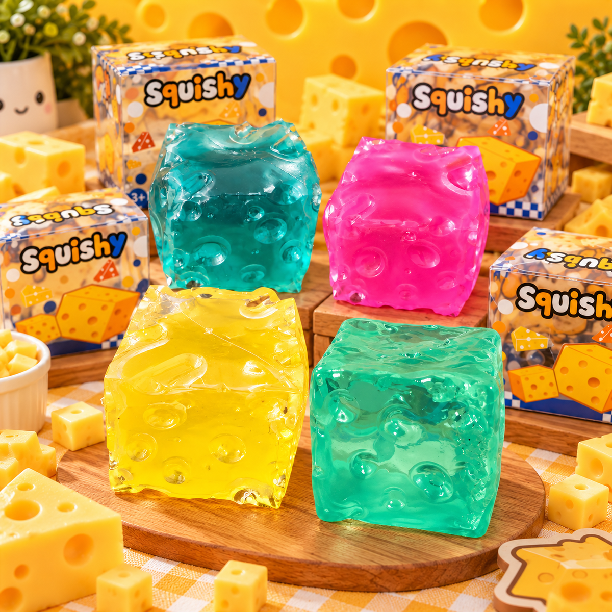 Transparent Cheese Squishy