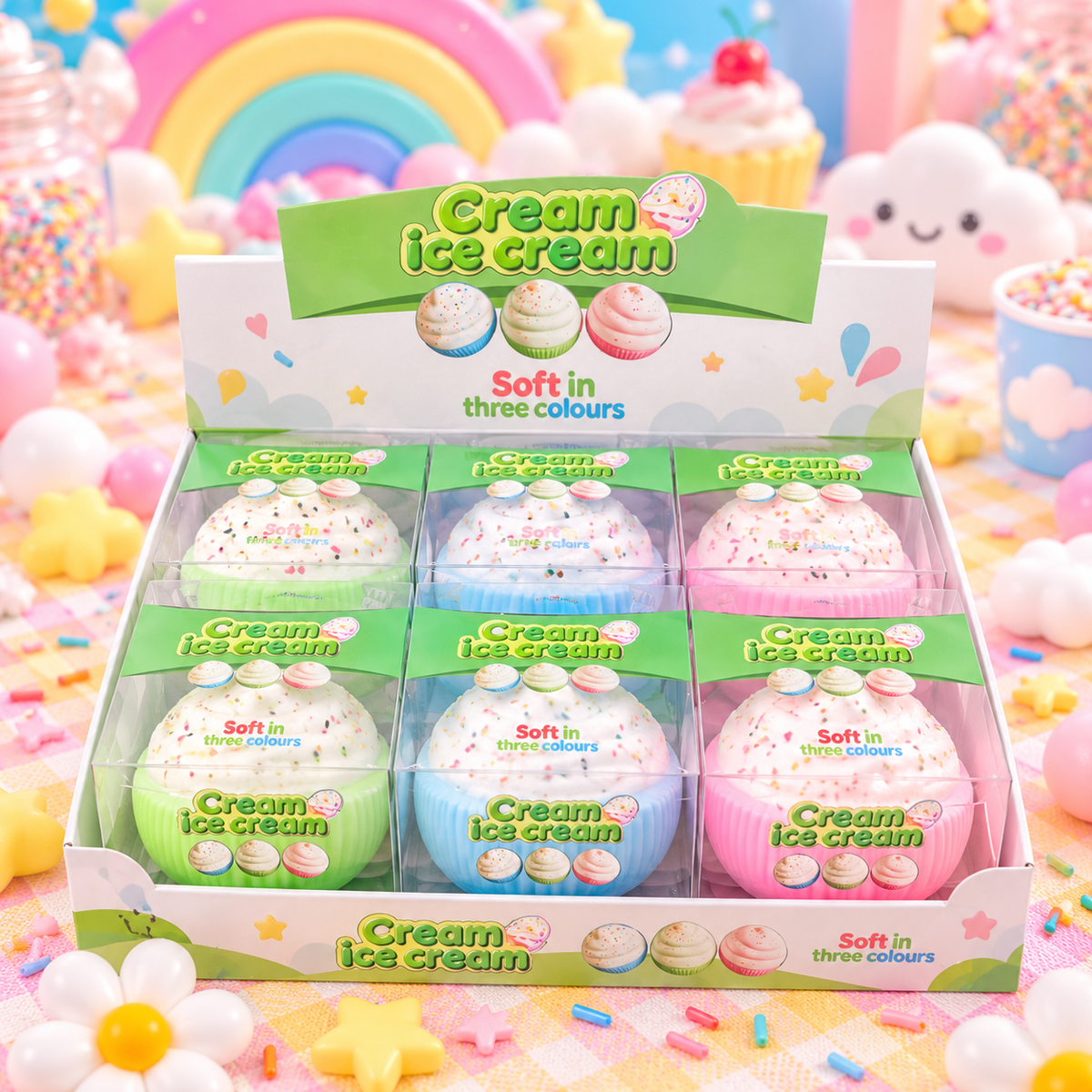 Cute Ice Cream Squishy Toy