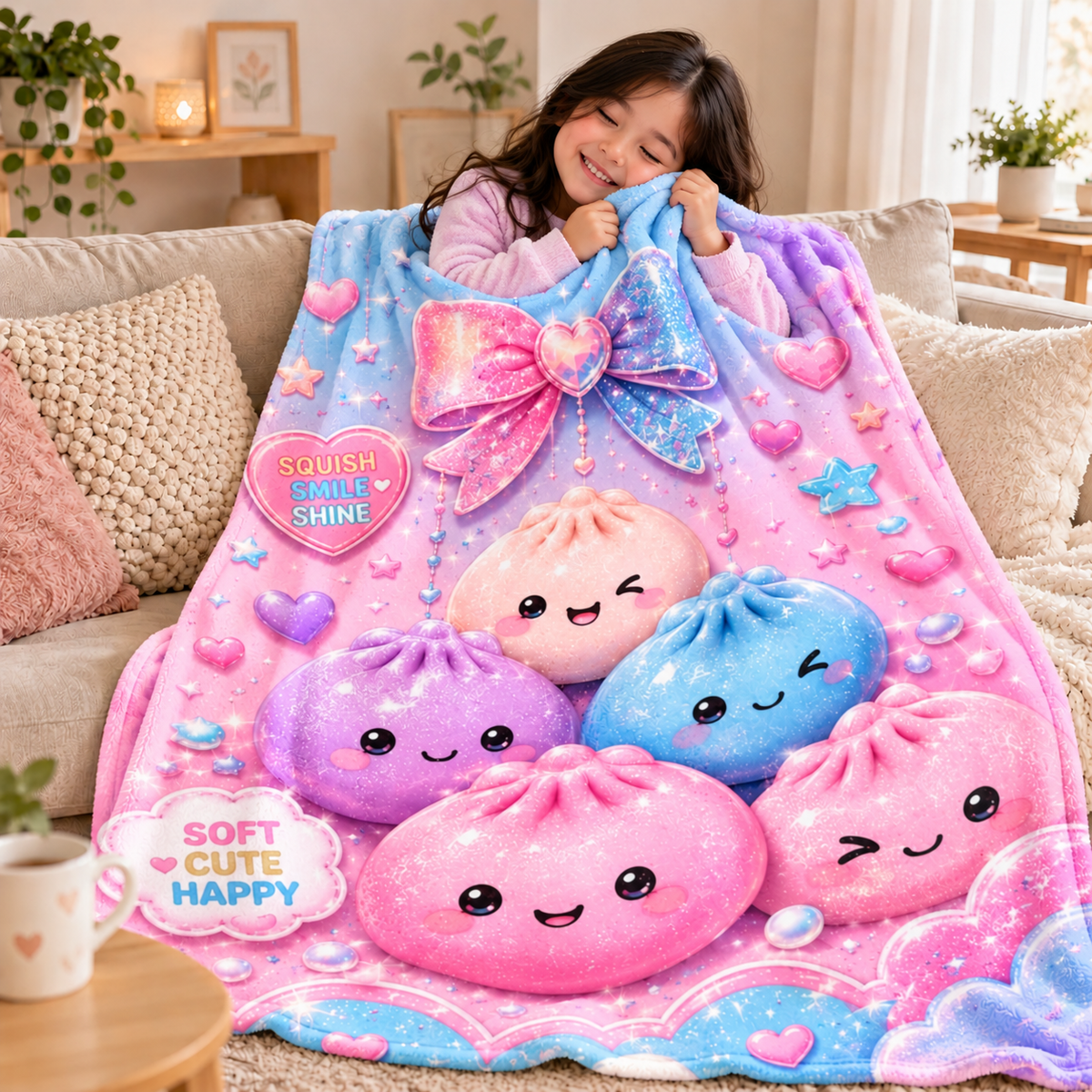 Cute Dumpling Blanket