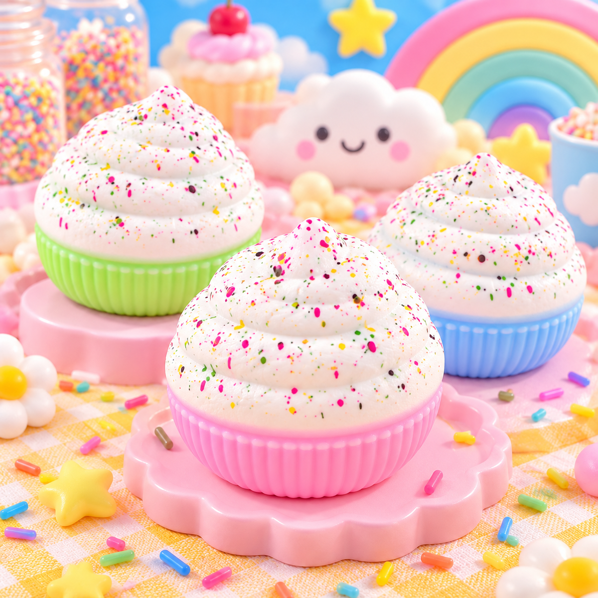 Cute Ice Cream Squishy Toy