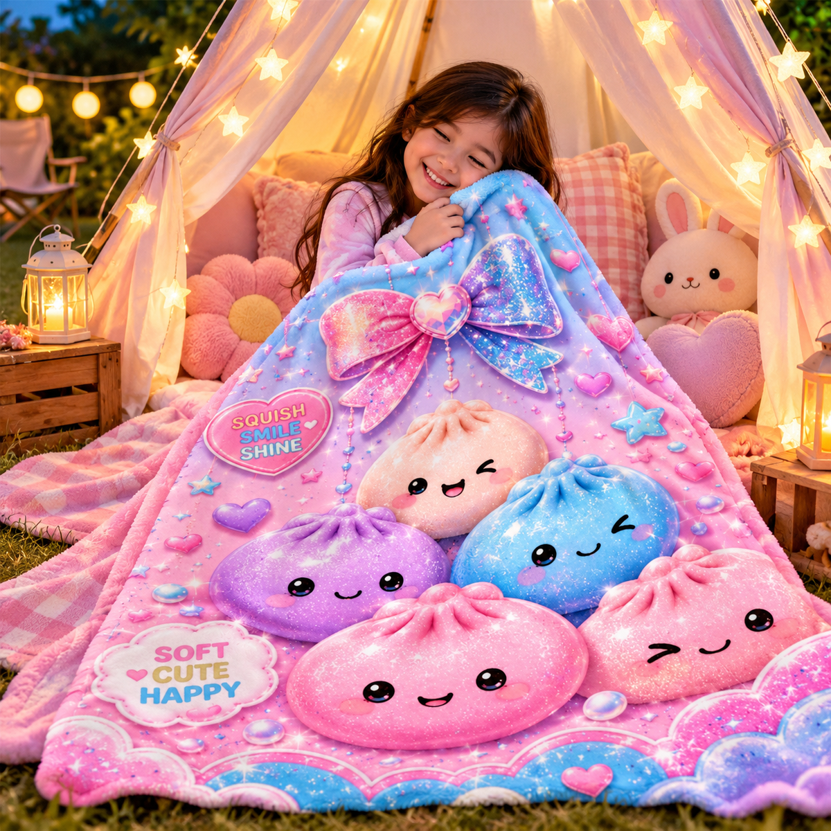 Cute Dumpling Blanket