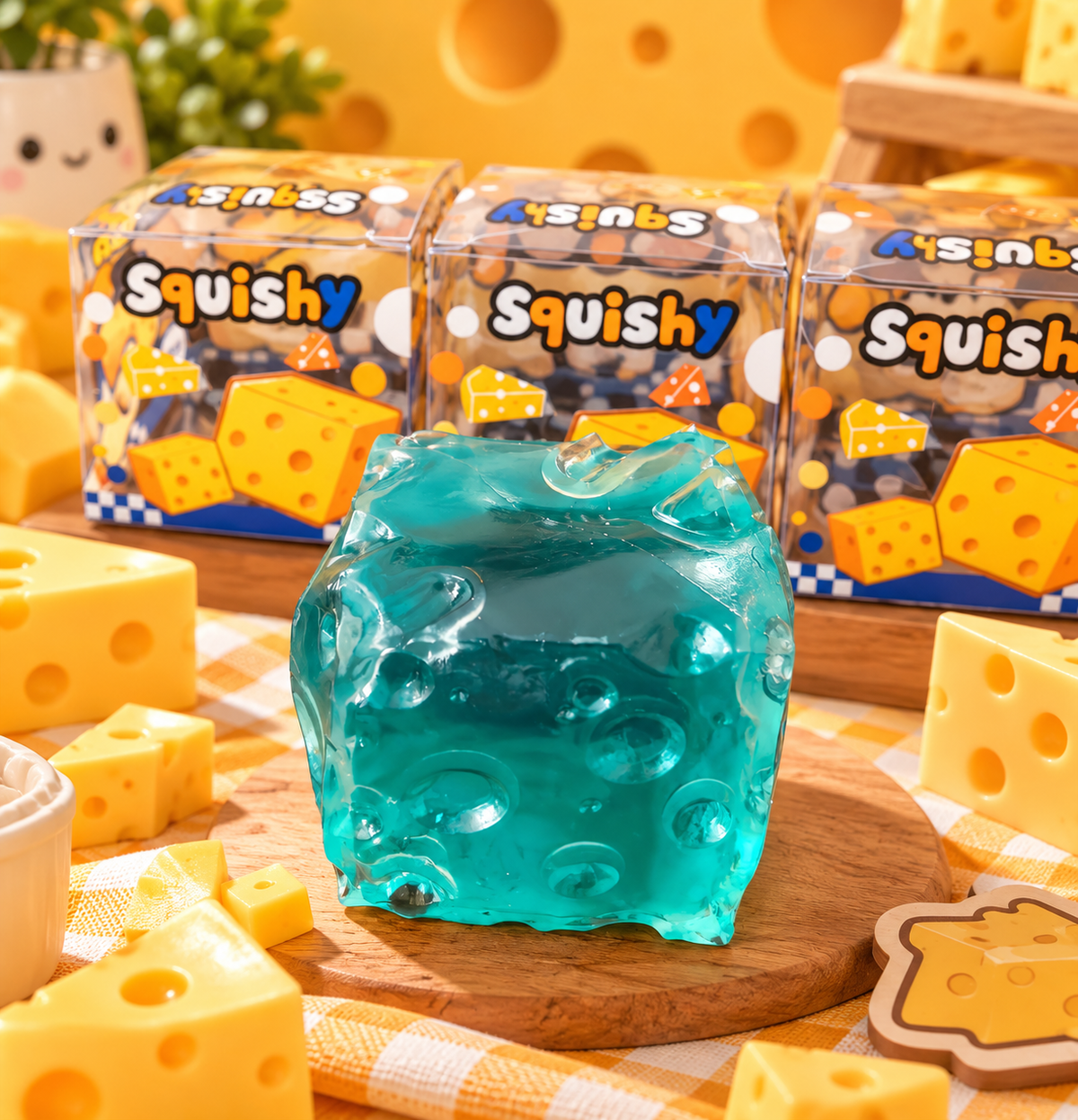 Transparent Cheese Squishy