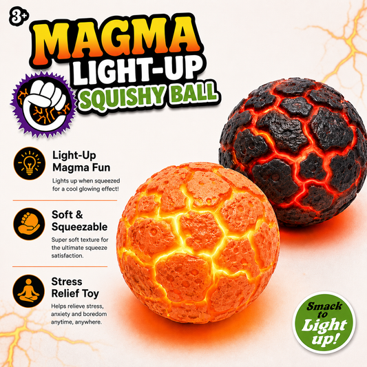 Magma Light-Up Squishy Ball
