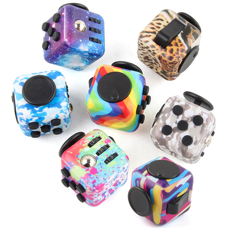 Multi-Function Fidget Cube Sensory Toy