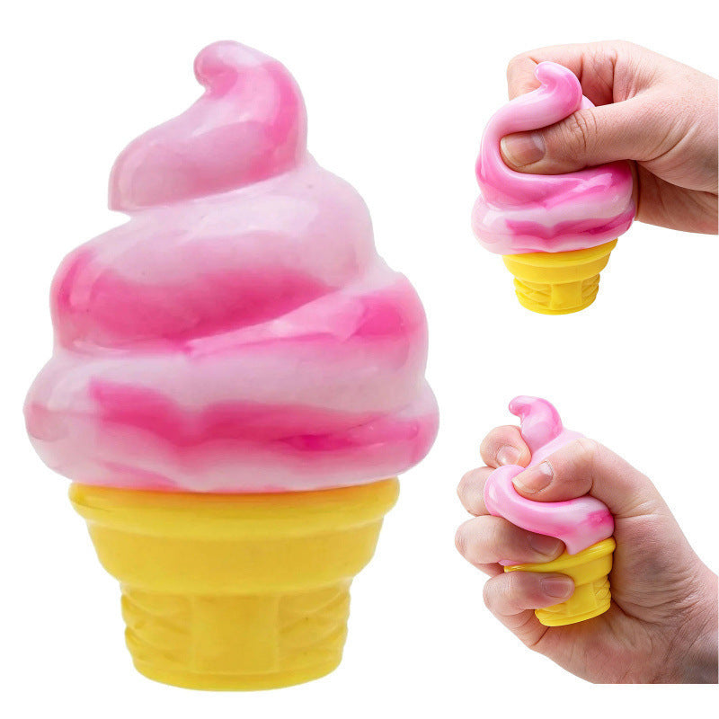 Ice Cream Cone Squishy Toy