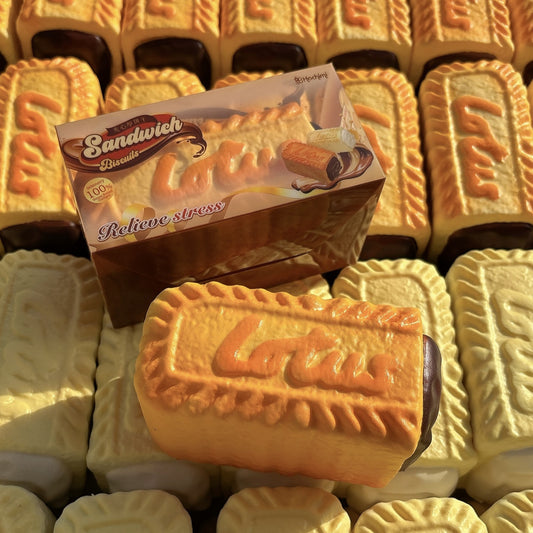 Lotus Biscuit Stress Relief Squishy