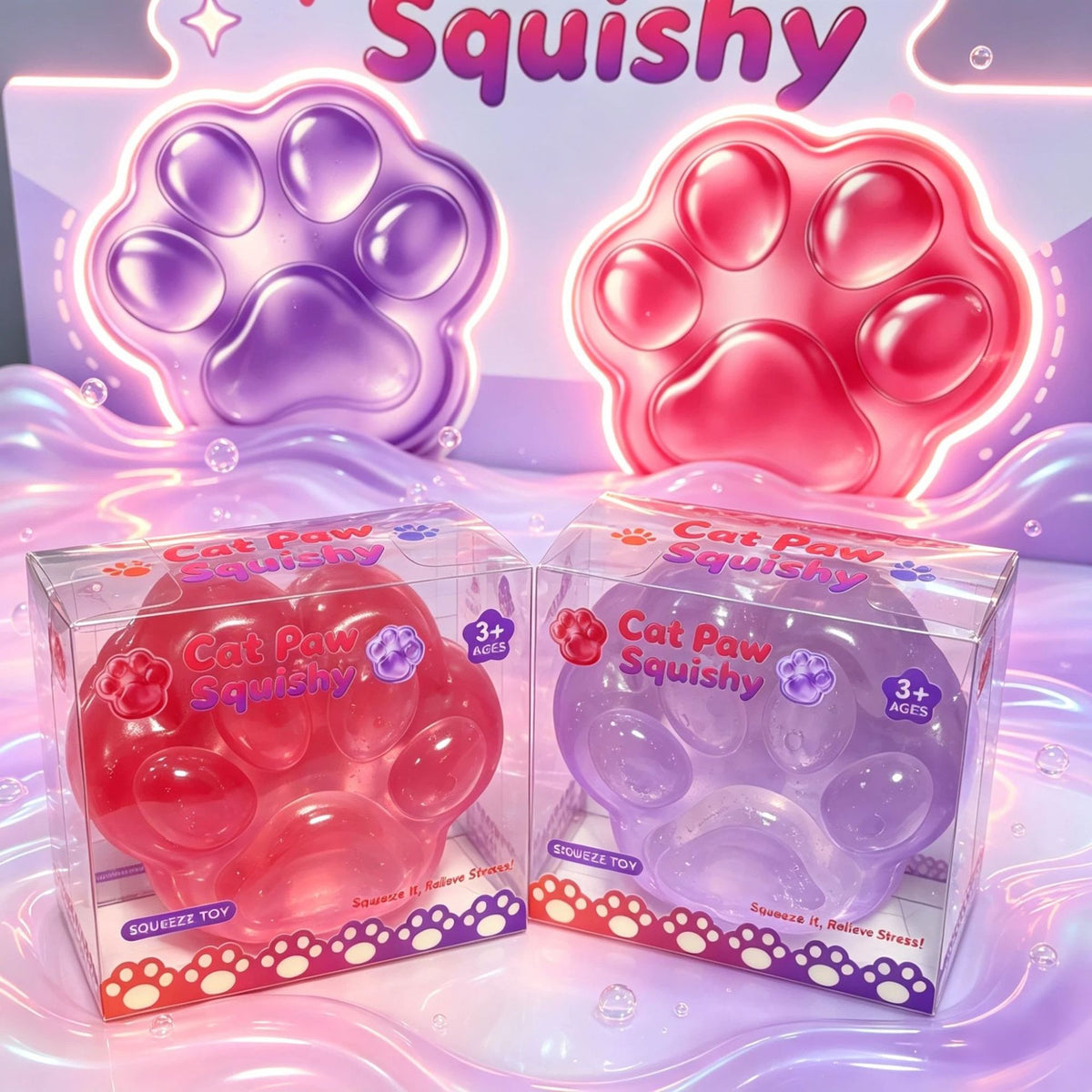 Vaseline Cat Paw Squishy