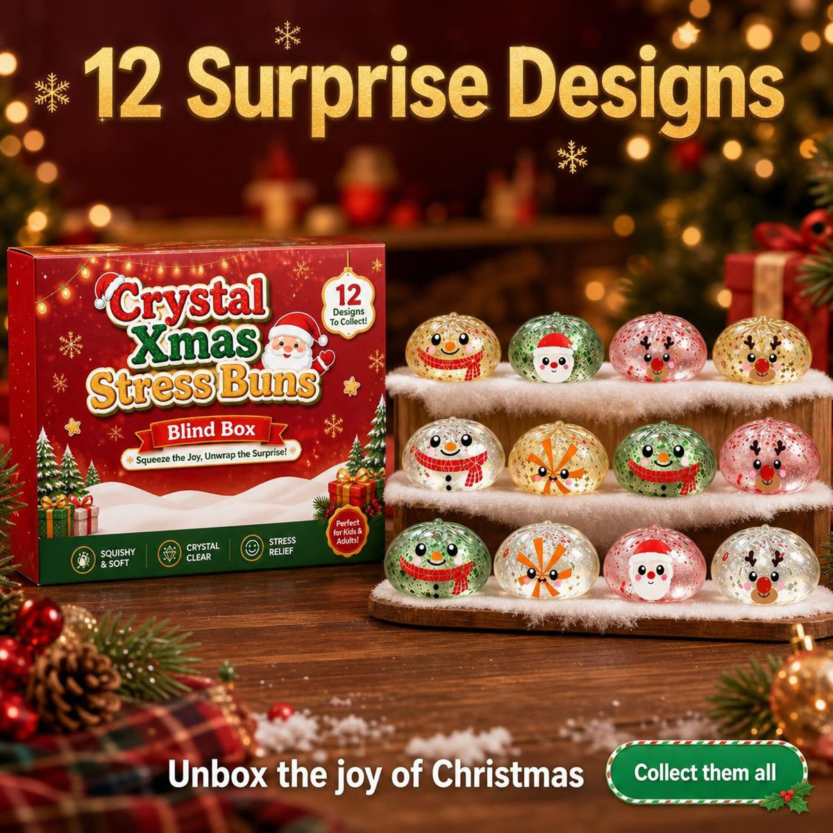 Christmas Stress Buns Box Set