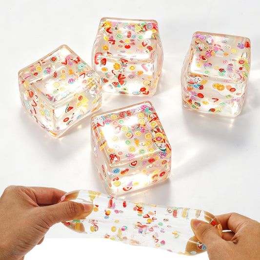 Fruit Slices Slow Rise Cube Squishy
