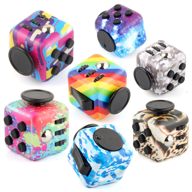 Multi-Function Fidget Cube Sensory Toy