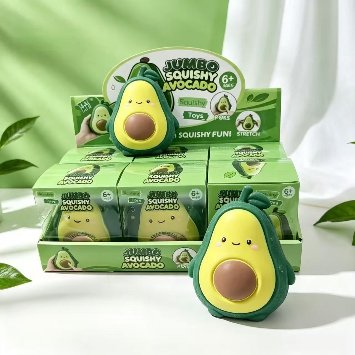 Avocado Squishy Toy – Soft Slow Rising