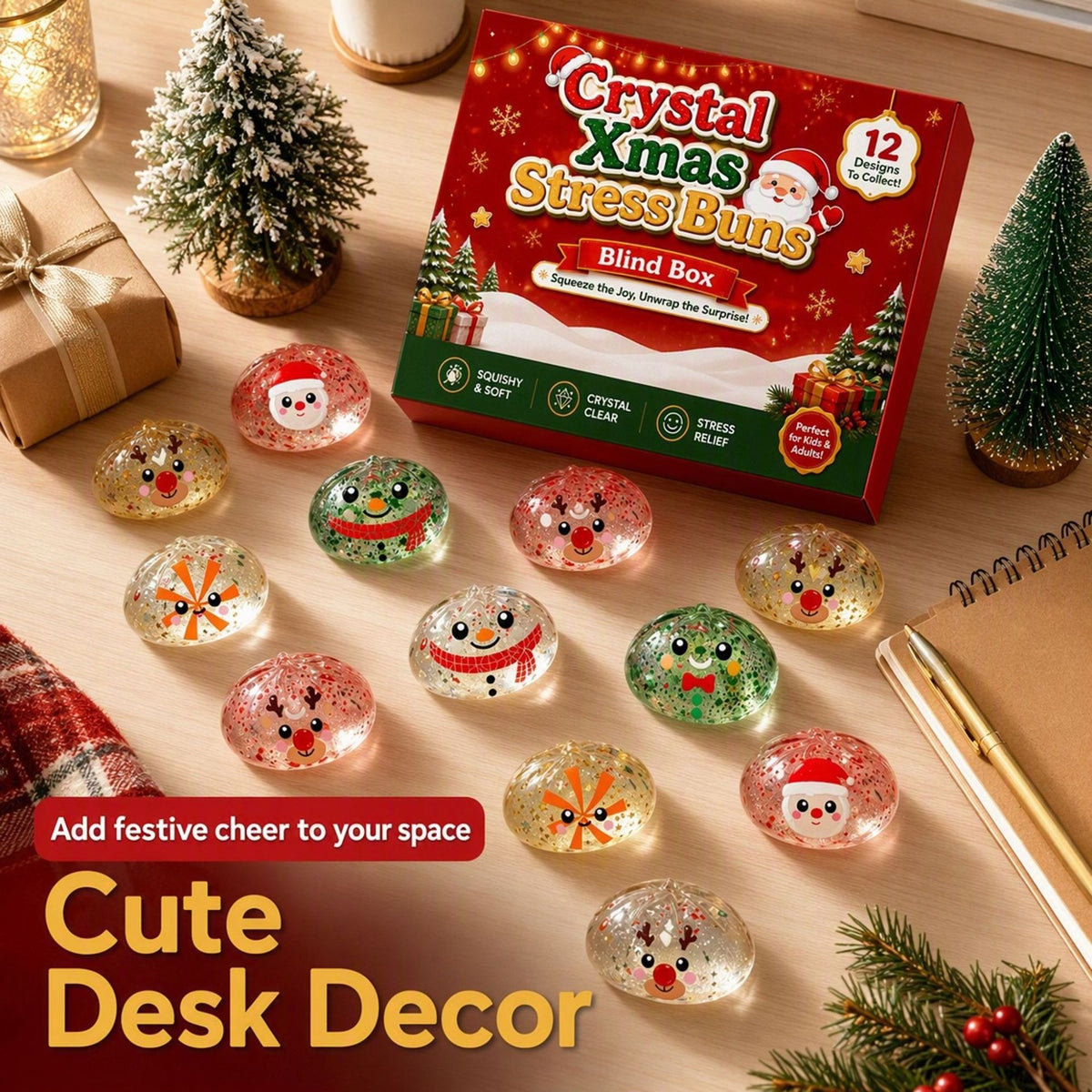 Christmas Stress Buns Box Set