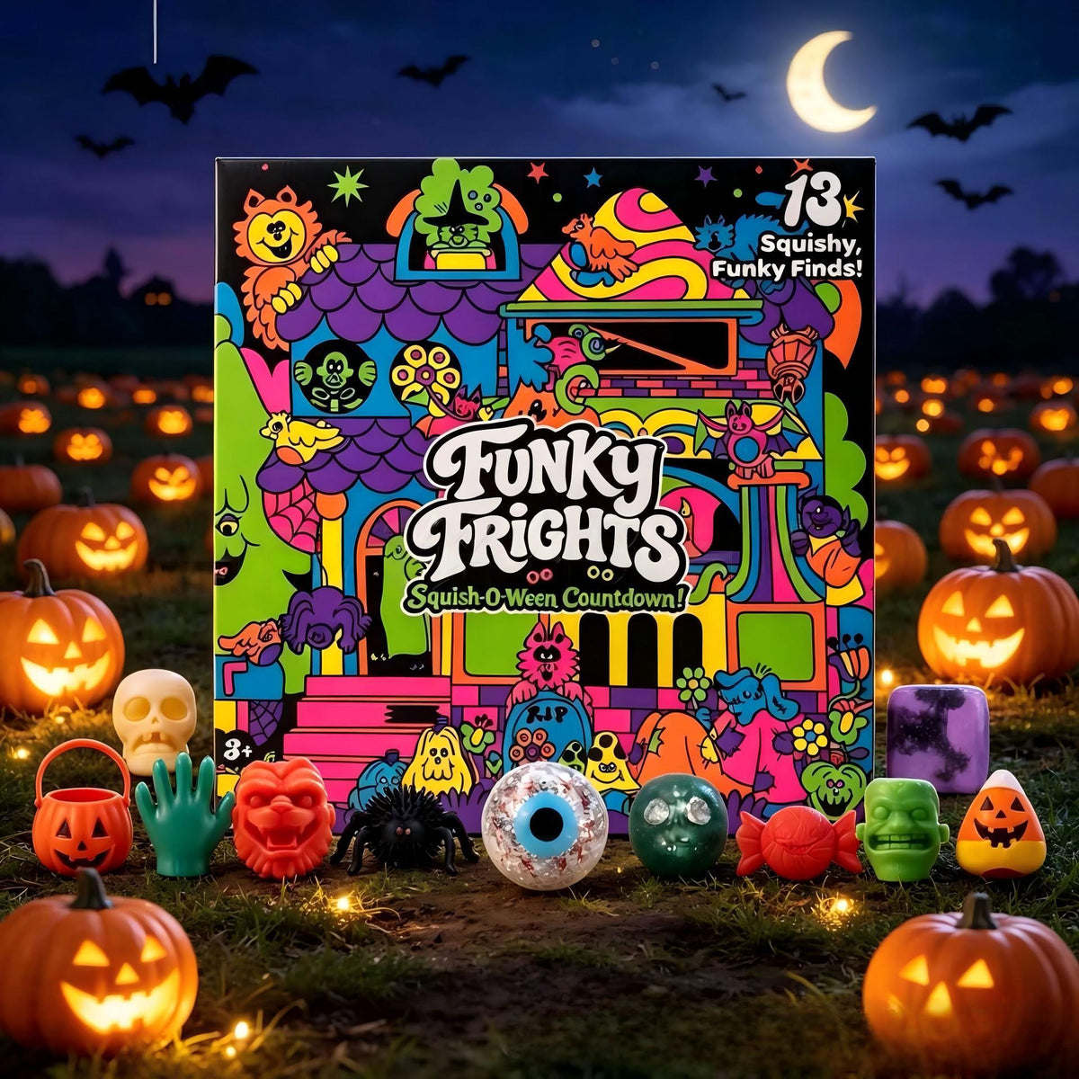 Funky Frights Halloween Squishy Box