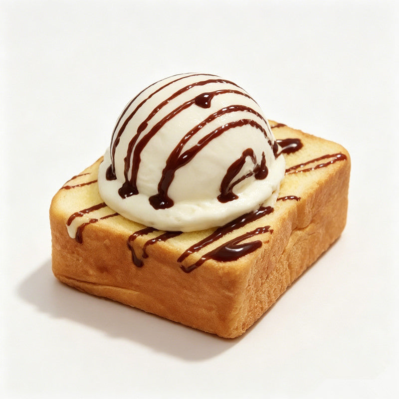 Toast Ice Cream Squishy Toy