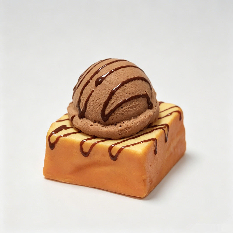 Toast Ice Cream Squishy Toy