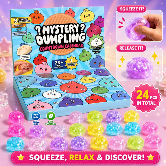 Mystery Mini Dumpling Squishy Set - 24-Piece