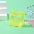 Glitter Ice Cube Squishy Toy