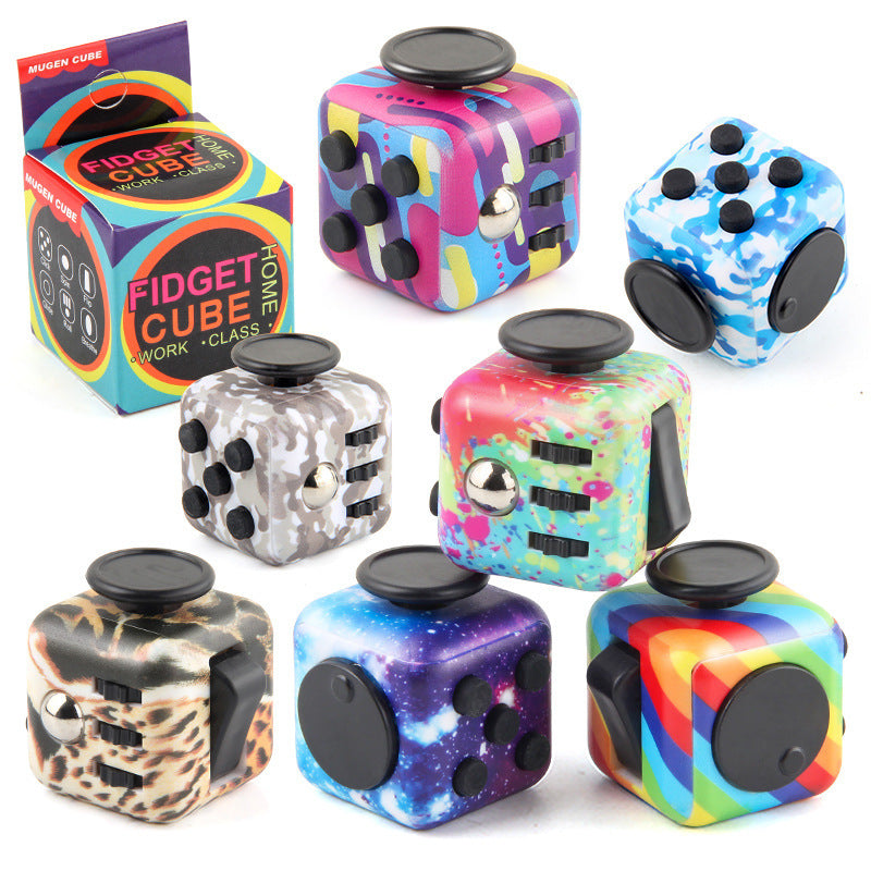 Multi-Function Fidget Cube Sensory Toy