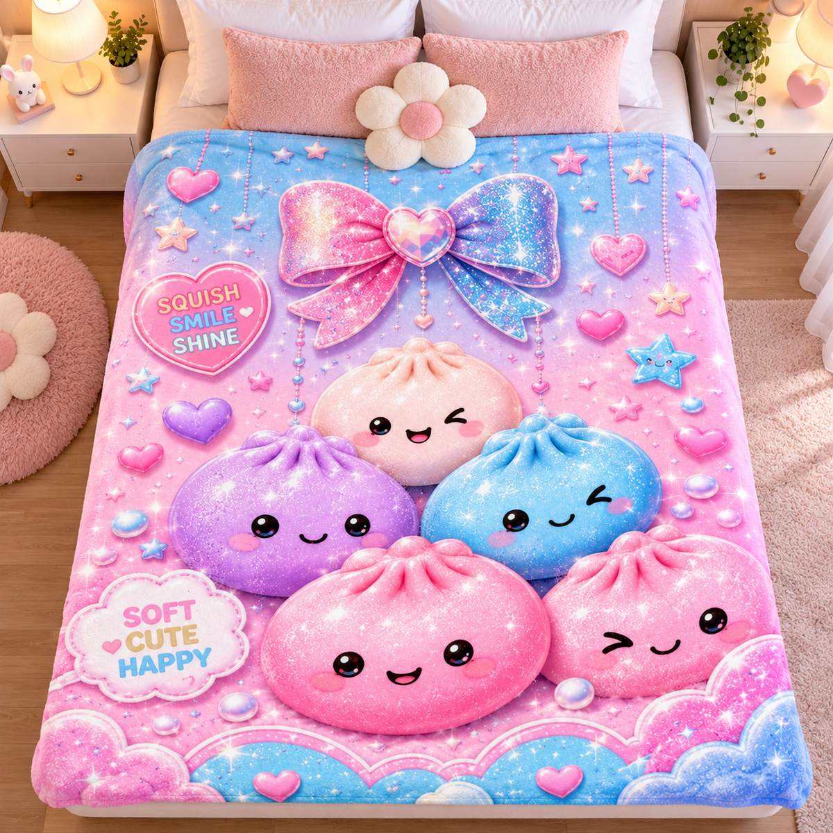 Cute Dumpling Blanket