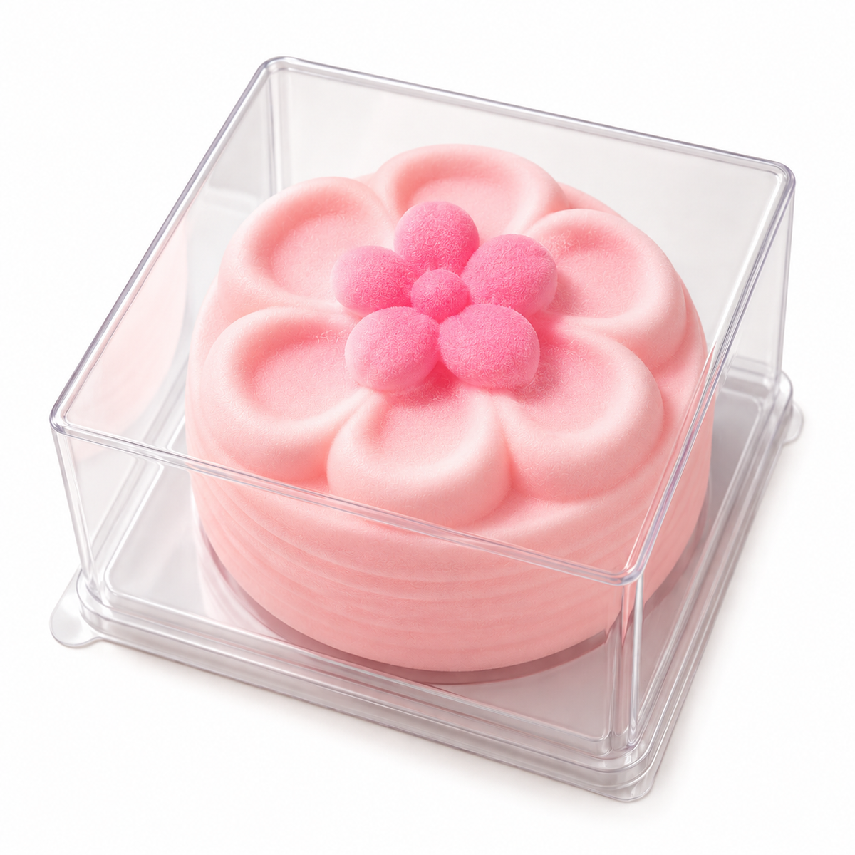 Pink Sakura Cake Squishy Toy