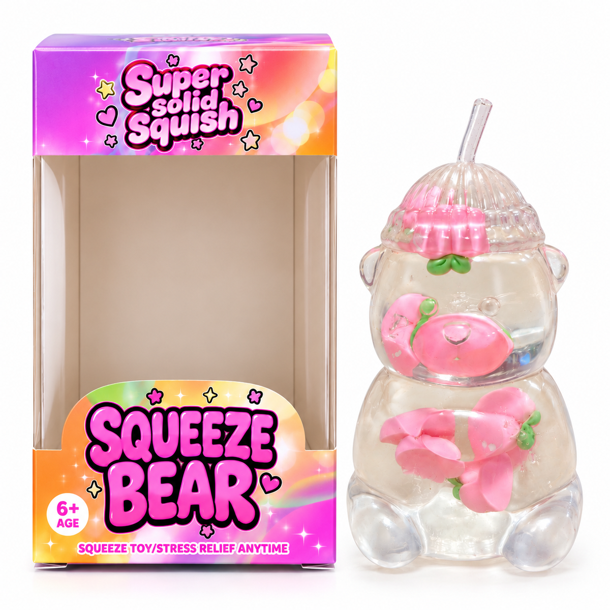 Fruit Bear Vaseline Filled Squishy
