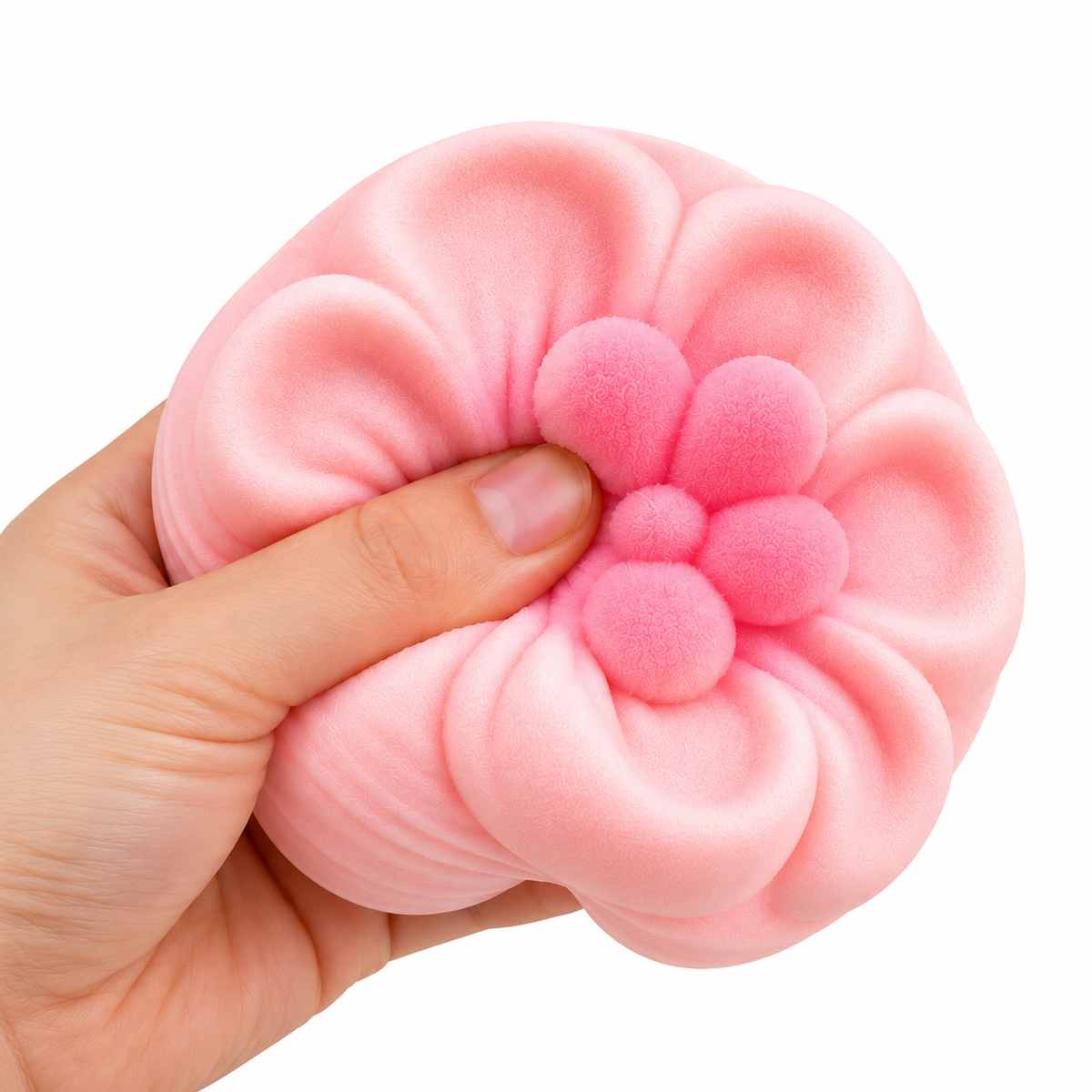 Pink Sakura Cake Squishy Toy