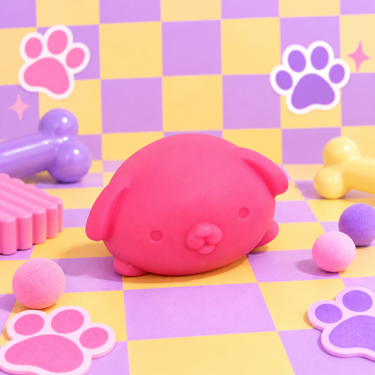 Cute Round Dog Squishy Toy