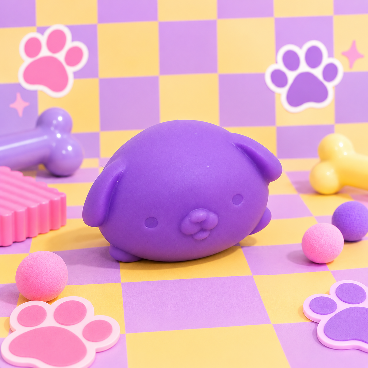 Cute Round Dog Squishy Toy