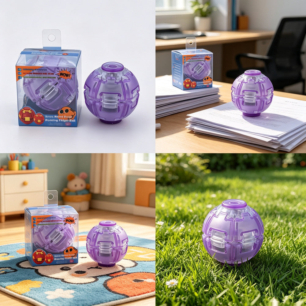 Crystal-Style Rotating Stress Relief Ball