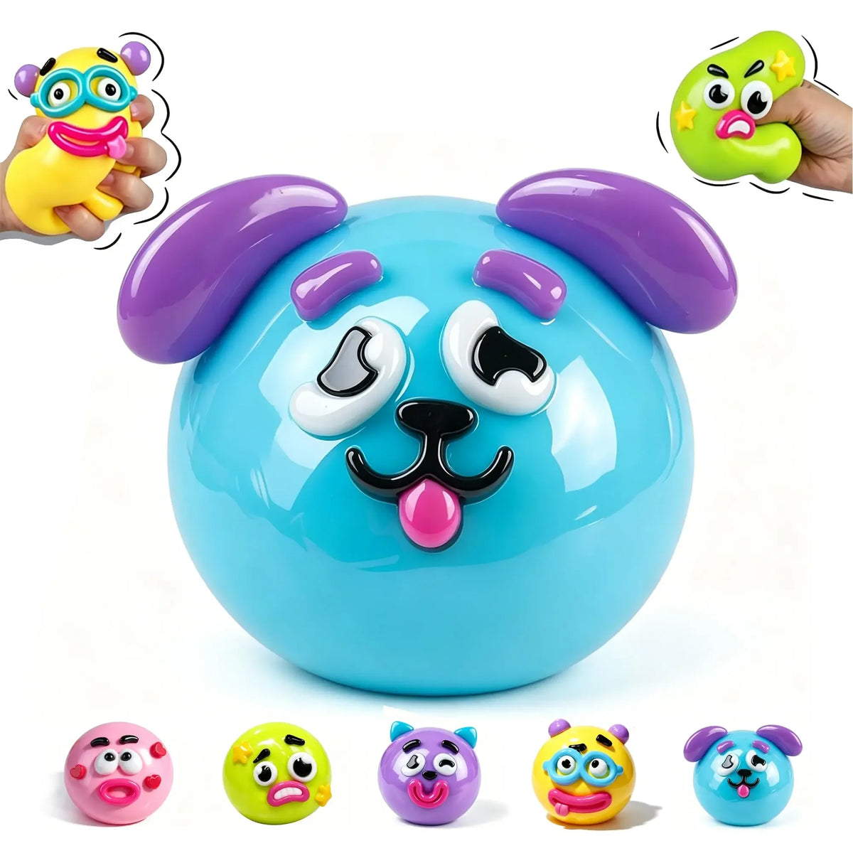Smusher Face - Sensory Squishy Toy